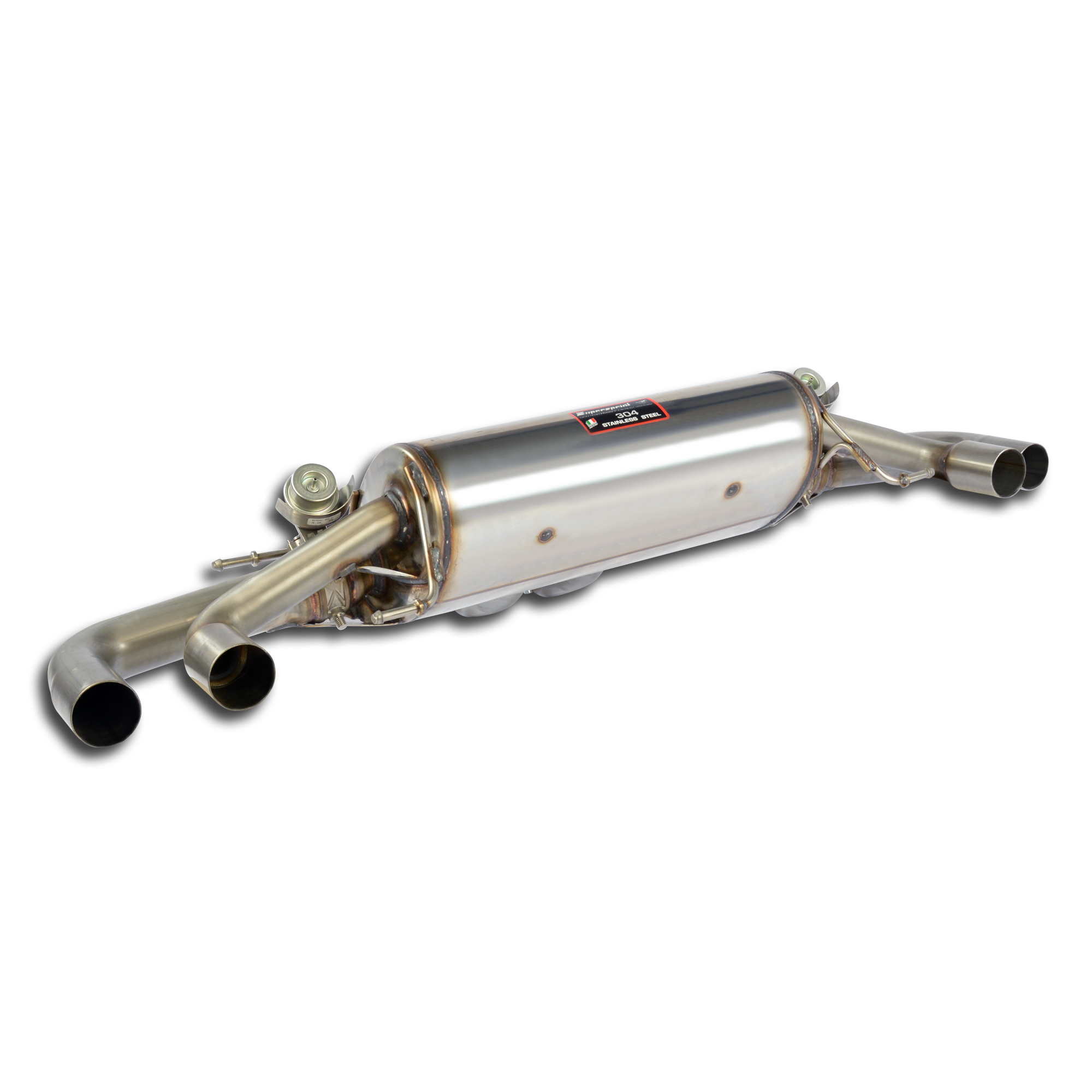 Supersprint 756804 Silencieux arrière Droite + Gauche avec Valve Supersprint 756804 Silencieux arrière Droite + Gauche avec Valve