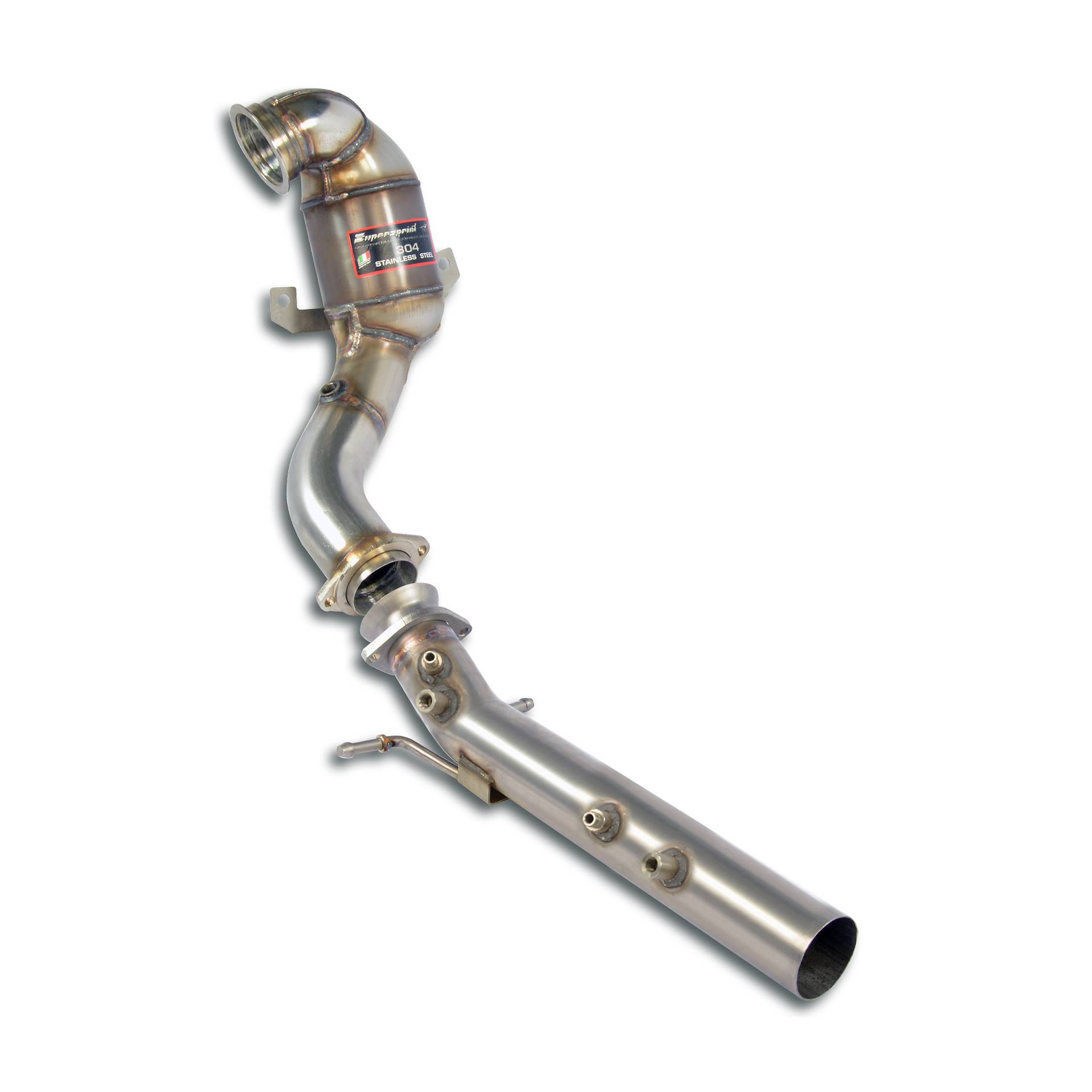 Supersprint 918021 Turbo Descente tube + Catalyseur métallique WRC 100 CPSI - Suppression GPF Supersprint 918021 Turbo Descente tube + Catalyseur métallique WRC 100 CPSI - Suppression GPF