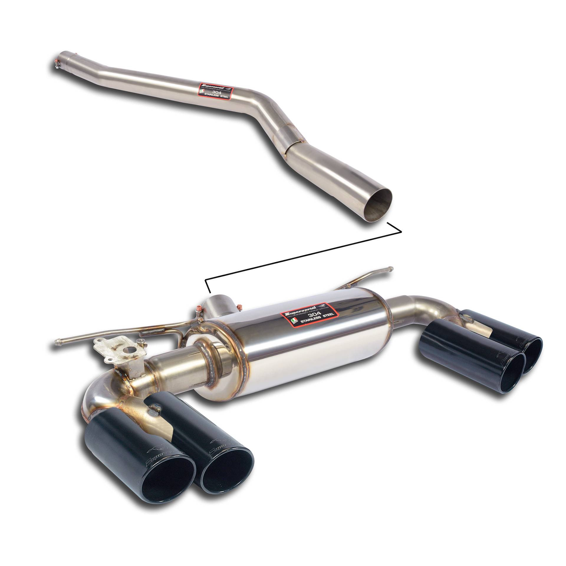 Supersprint 523610 Sport&Sound pack avec valve Supersprint 523610 Sport&Sound pack avec valve