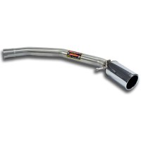 Supersprint 767814 Tube de fuite Droite O100(Suppression du silencieux)