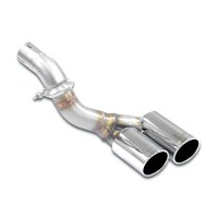 Supersprint 243436 Tube adaptateur pour silencieux central d'origine + Sortie Gauche OO 80