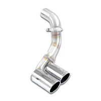 Supersprint 243416 Tube adaptateur pour silencieux central d'origine + Sortie Droite OO 80