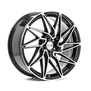 Jante alu 1AV ZX10 Black & Polished [8x18] 40 5x110