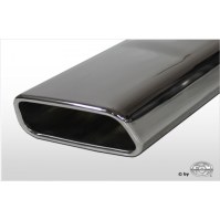 Silencieux arrière duplex inox 1x145x65mm type 59 pour MERCEDES CLASSE E TYPE W212