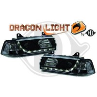 Phare Kit de projecteurs principaux
90-99 H1+H1 KLARGL.SCHWARZ (la paire)