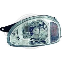 Phare Kit de projecteurs principaux
93-00 KLARGLAS/CHROM (la paire)