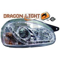 Phare Kit de projecteurs principaux
93-00 KLARGL.CHROM (la paire)