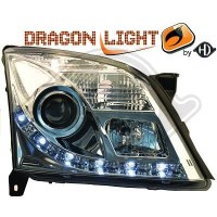 Phare Kit de projecteurs principaux
02-05 KLARGLAS/CHROM (la paire)