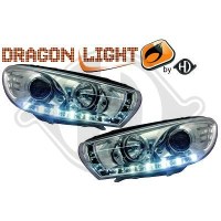 Phare Kit de projecteurs principaux
08-14 KLARGLAS/CHROM (la paire)