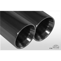 Silencieux arrière inox 2x90mm type 24 pour AUDI Q5 QUATTRO TYPE 8R