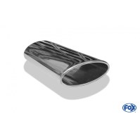 Silencieux arrière inox 1x160x90mm type 38 pour VOLKSWAGEN TIGUAN I 4-MOTION TYPE 5N