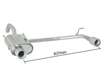 Échappement Ragazzon 1.4 16V 100HP 10/2006>> 50.0178.05