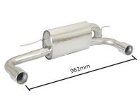 Échappement Ragazzon F20 114i (75kW - N13) 2012>>2015 50.0455.05