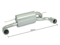 Échappement Ragazzon F20 114d (70kW - N47) 2011>>2015 50. 50.0556.05
