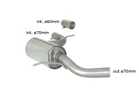 Échappement Ragazzon 2.0 GTI TSI (155 / 173kW) ø70mm 2009>> 57.0073.00