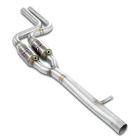 Supersprint 785502 Silencieux avant avec  Catalyseur métallique Droite + Gauche