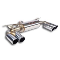 Supersprint 523626 Silencieux arrière OO80 Droite + OO80 Gauche avec valve