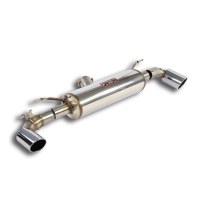 Supersprint 523224 Silencieux arrière Droite O100 - Gauche O100 avec valve