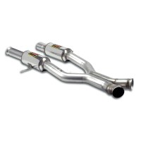 Supersprint 172223 Central muffler + "X-Pipe"(chassis court)