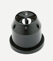 FILTRE A AIR UNIVERSEL AVEC 4 BAGUES CARBON LOOK