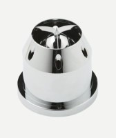 FILTRE A AIR UNIVERSEL AVEC 4 BAGUES CHROME LOOK