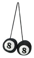 BOULES 8 DECORATIVES 5.5 CM DIAM.