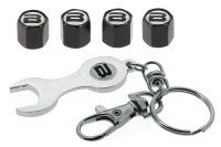 BOUCHONS DE VALVE NOIR BUTZI AVEC CLEF