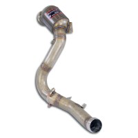 Supersprint 723141 Downpipe Gauche + pre-Catalyseur métalliqueSuppression les catalyseurs secondaires