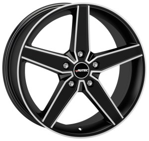 Jantes alu Autec Delano-smp [7.5 x 17] Schwarz matt poliert -5x112- ET35