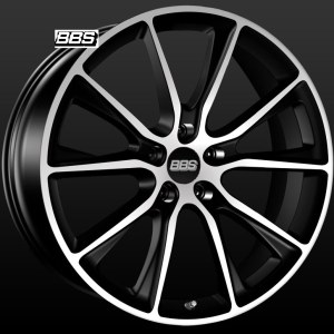 Jantes alu BBS SV Noir poli [9x20] 5x108 ET40