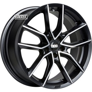 Jantes alu BBS XA Noir face polie [8.5x19] 5x120 ET32