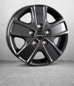 Jantes alu CWG Borbet mistral anthracite glossy [6 x 16] 5x130 ET68