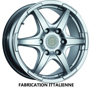 Gianelli GRIZZLY HYPER Silver [8x17] ET: 30 -6x114-
