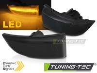 KIT DE FEUX CLIGNOTANTS SIDE DIRECTION IN THE MIRROR SMOKE LED SEQ fits RENAULT SCENIC III / MEGANE III [eclcdt_tec_KBRE14]