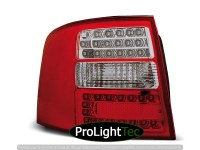 FEUX ARRIERE LED TAIL LIGHTS RED WHITE fits AUDI A6 05.97-05.04 AVANT (la paire) [eclcdt_tec_LDAU04]