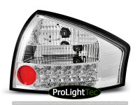 FEUX ARRIERE LED TAIL LIGHTS CHROME fits AUDI A6 05.97-.05.04 (la paire) [eclcdt_tec_LDAU09]