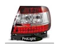 FEUX ARRIERE LED TAIL LIGHTS RED WHITE fits AUDI A4 B5 11.94-09.00 (la paire) [eclcdt_tec_LDAU25]
