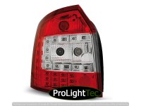 FEUX ARRIERE LED TAIL LIGHTS RED WHITE fits AUDI A4 10.00-10.04 AVANT (la paire) [eclcdt_tec_LDAU34]