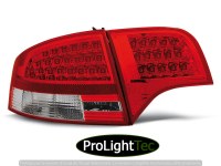 FEUX ARRIERE LED TAIL LIGHTS RED WHITE fits AUDI A4 B7 11.04-11.07 SEDAN (la paire) [eclcdt_tec_LDAU53]