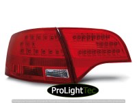 FEUX ARRIERE LED TAIL LIGHTS RED WHITE fits AUDI A4 B7 11.04-03.08 AVANT (la paire) [eclcdt_tec_LDAU60]