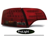 FEUX ARRIERE LED TAIL LIGHTS RED SMOKE fits AUDI A4 B7 11.04-03.08 AVANT (la paire) [eclcdt_tec_LDAU61]