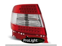 FEUX ARRIERE LED TAIL LIGHTS RED WHITE fits AUDI A4 11.94-09.00 (la paire) [eclcdt_tec_LDAU81]