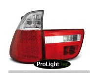 FEUX ARRIERE LED TAIL LIGHTS RED WHITE fits BMW X5 E53 09.99-10.03 (la paire) [eclcdt_tec_LDBM21]