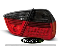 FEUX ARRIERE LED TAIL LIGHTS RED SMOKE fits BMW E90 03.05-08.08 (la paire) [eclcdt_tec_LDBM32]