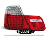 FEUX ARRIERE LED TAIL LIGHTS RED WHITE fits BMW E46 04.99-03.03 COUPE (la paire) [eclcdt_tec_LDBM69]