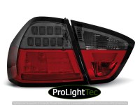 FEUX ARRIERE LED BAR TAIL LIGHTS RED SMOKE fits BMW E90 03.05-08.08 (la paire) [eclcdt_tec_LDBM73]