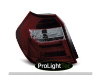 FEUX ARRIERE LED BAR TAIL LIGHTS RED SMOKE fits BMW E87 04-08.07 (la paire) [eclcdt_tec_LDBM83]