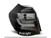 FEUX ARRIERE LED BAR TAIL LIGHTS BLACK fits BMW E87 04-08.07 (la paire) [eclcdt_tec_LDBM85]