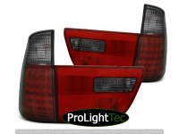 FEUX ARRIERE LED TAIL LIGHTS RED SMOKE fits BMW X5 E53 09.99-06 (la paire) [eclcdt_tec_LDBMA4]