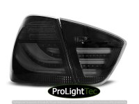 FEUX ARRIERE LED BAR TAIL LIGHTS SMOKE BLACK fits BMW E90 03.05-08.08 (la paire) [eclcdt_tec_LDBMA8]